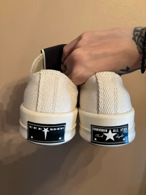 Rick Owens x Converse DRKSHDW DRKSTAR Chuck 70 Low thumbnail 4