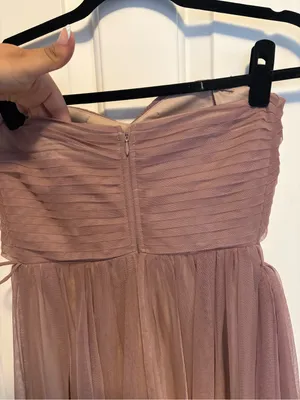 Birdy Grey Mauve tulle Maxi Dress wedding prom party small thumbnail 4