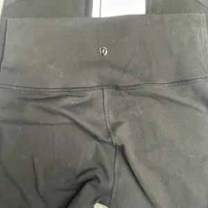 Lululemon High Rise Wunder Under Tech Mesh Black 6 thumbnail 6