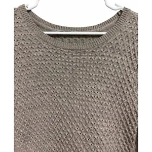 Athleta Honeycomb Tunic Sweater‎ Wool Blend Beige Women's Size Small thumbnail 3