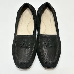 SAS Hope Loafers Flats Shoes Women's Size 10W Black Leather Slip On Career thumbnail 8