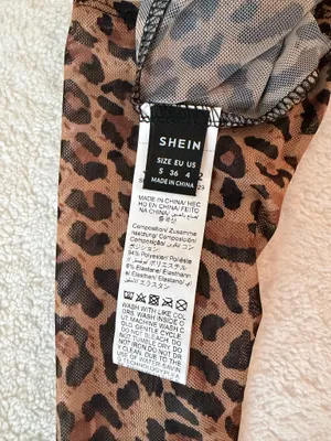 Shein Sheer Long Sleeve Crop Top thumbnail 2