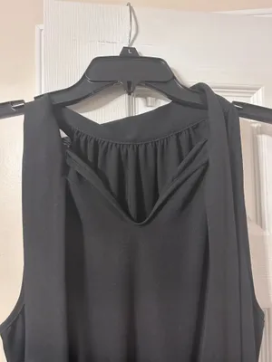 2 Hearts Black Mini Dress Size L thumbnail 2