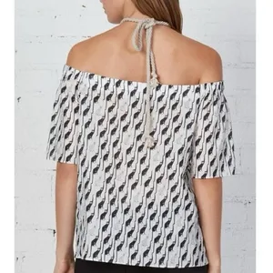 Anthropologie Bailey 44 Monkey Print Halter Top‎ size xs NWT thumbnail 2