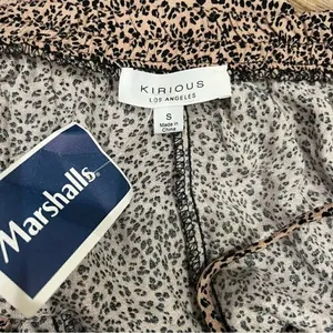 NEW Kirious Los Angeles Leopard Wrap Skirt Women’s Small thumbnail 2