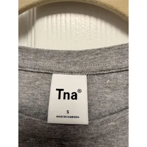 Tna Aritzia Homestretch Cropped T-Shirt Heather‎ Grey Crew Neck Small thumbnail 3