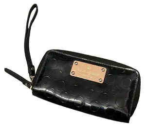 💙💖 Kate Spade Black Patent Leather Wristlet‎ thumbnail 1