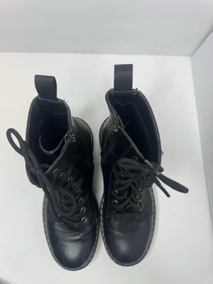 Sincerely Jules'Harley' Black Vegan Leather Boots Womens Size 7M thumbnail 2