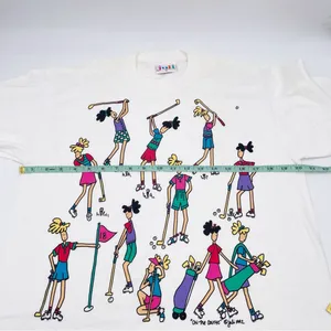 Vintage Juli 1992 Graphic Tee On the Course Women's Golf Cotton Size Medium NWT thumbnail 11