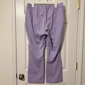 HILL HOUSE The Claire Pant Size XL Lavender Stretch Cotton Career Dressy thumbnail 5