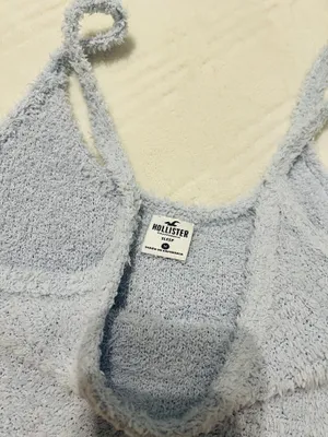 Hollister Sleep Light Blue Sherpa Pajama Set thumbnail 2