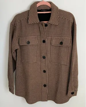 Current Air Houndstooth Top/Shacket size small‎ thumbnail 1