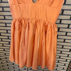 Runaway Astrid Orange Dress Size Small‎ thumbnail 5