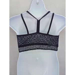 Maurices Black Romantic Boudoir Cottage Lingerie Feminine Lace Bra Plus 2X thumbnail 2