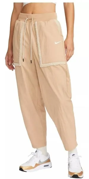 Nike Essential Loose Fit High Rise Hemp Fleece Jogger Pant Women Size Medium thumbnail 1