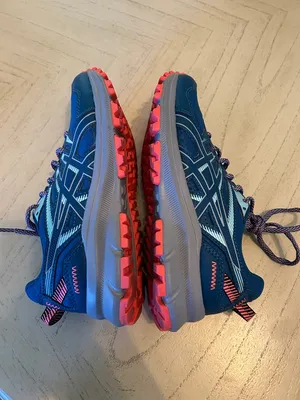 Asics Trail Scout 2 Shoes Women 7 Blue Running Sneakers Hiking Outdoors thumbnail 6