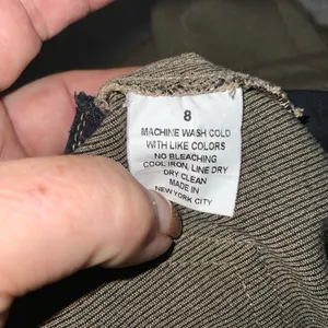 Peace Of Cloth NYC Khaki Stretchy High Rise Slim Straight Leg Pants 8 thumbnail 10