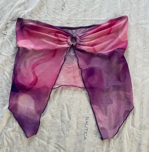 Women sleeveless sheer top size medium thumbnail 1