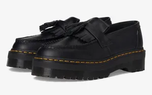 Dr Martens Adrian Quad Leather Platform Loafers Tassels NEW without Box thumbnail 1