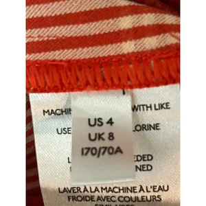 Maeve by Anthropologie Orange Plaid Kick Flare Pants 4 Cropped Career Office thumbnail 6