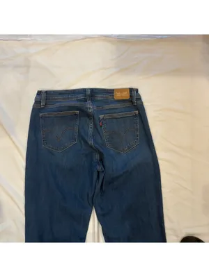 Levi’s Womens Y2K Western Mid Rise Bootcut Flare Medium Wash Blue Jeans Size 10 thumbnail 3