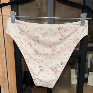 Frankie’s Bikinis Jenna High Waist Cut Bikini Bottoms sweet Rose coquette floral thumbnail 5