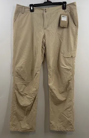 Columbia Winter Arch Cape Pants Womens XL Tan Fleece Lined Cargo Hiking NWT thumbnail 1