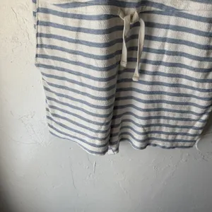 Old Navy Romper Terry Cloth Medium Striped‎ Tank Sleeveless Drawstring Pockets thumbnail 3