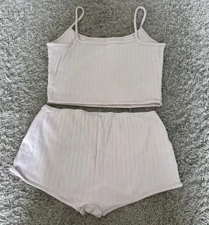 Light pink pointelle set thumbnail 2