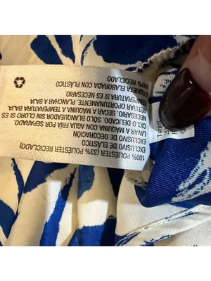 Alexis for Target Asymmetrical Botanical Blue Dress – Size M thumbnail 13