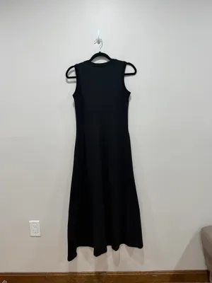 Magaschoni Black Sleeveless Dress Minimal A-Line Stretch Size XS thumbnail 4