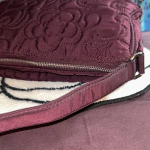 Vera Bradley Plum Quilted Shoulder Bag thumbnail 3