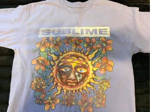 Vintage Sublime Lavender Sun Graphic Tee thumbnail 4