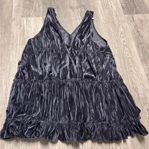 Free People Velvet Tunic Dress thumbnail 2