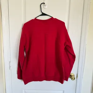 Lululemon All Yours Crew Fleece in Dark Red thumbnail 5