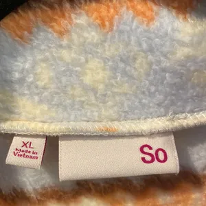 SO tribal fleece cropped zip up jacket thumbnail 3