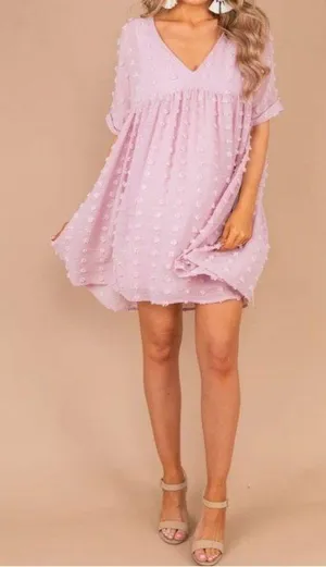 Listicle Babydoll Dress Pink Swing thumbnail 1