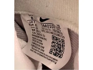 Nike Air Force 1 Mid Sneakers in Pink and White US M8 W9.5 thumbnail 8