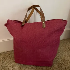 Large Pink Phi Mu Travel Bag thumbnail 3