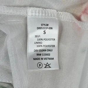 LUSH White Floral High Low Halter Maxi Dress Small DR95222P-006‎ Ruffle Neck thumbnail 4