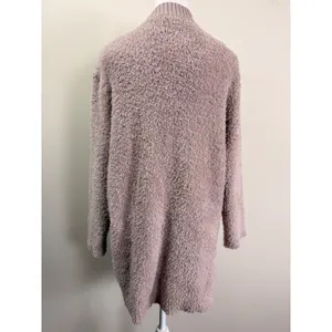 Barefoot Dreams CozyChic Cardigan M Dusky Rose Open Front Sweater Medium thumbnail 6
