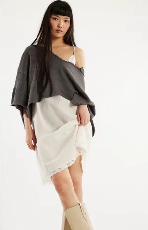 FREE PEOPLE We The Free After Midnight Tee PULLOVER TOP thumbnail 4