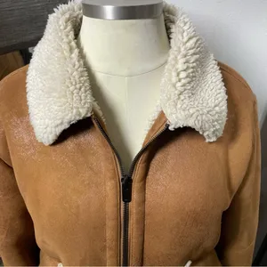 thick faux sherpa lined coat size xl thumbnail 5