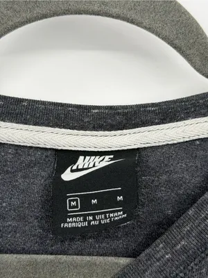 Nike Sportswear Gym Vintage Long Sleeve T Shirt Dress Gray Medium AA2015‎ thumbnail 7