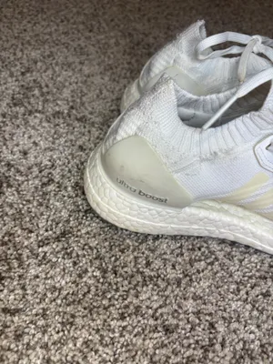 White Adidas Ultraboost Women’s Running Shoes thumbnail 2