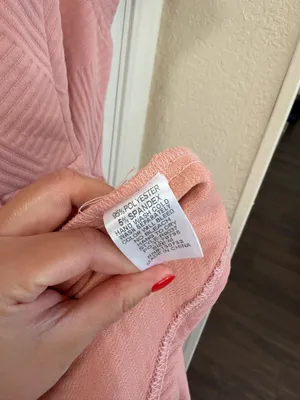 Umgee Blush Pink v-Neck Textured Tiered Dress thumbnail 4