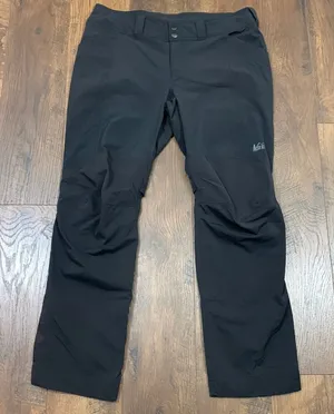 REI Nylon Cargo Outdoor Black Straight Leg Pants thumbnail 1