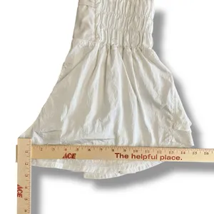 Free People Movement FP Movement White Romper‎ Small Cross Back Skirted Playsuit thumbnail 5
