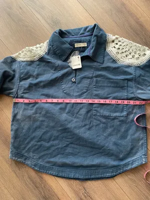 Free People Washed and Crafted Crochet Polo- Size Small thumbnail 7