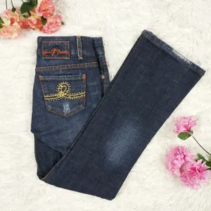 Seven 7 by Melissa McCarthy Women's Size 25 Blue Denim Regular Bootcut EUC thumbnail 2